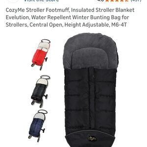 Red Stroller Footmuff